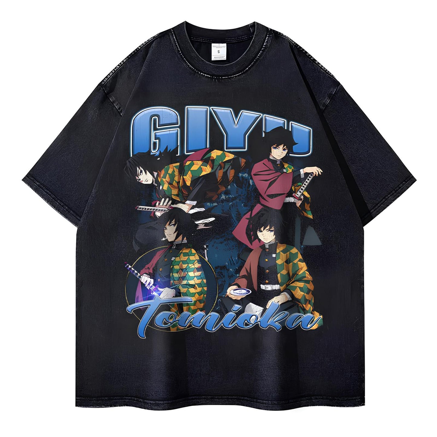 Rengoku Kyoujurou vintage cotton t-shirt
