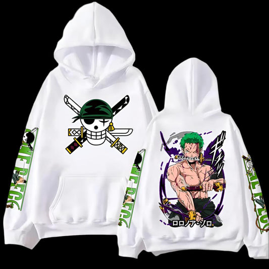 One Piece Roronoa Zoro Hoodie - Senpai Style