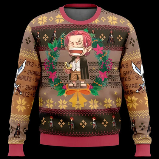 One Piece Weihnachtspullover - Senpai Style