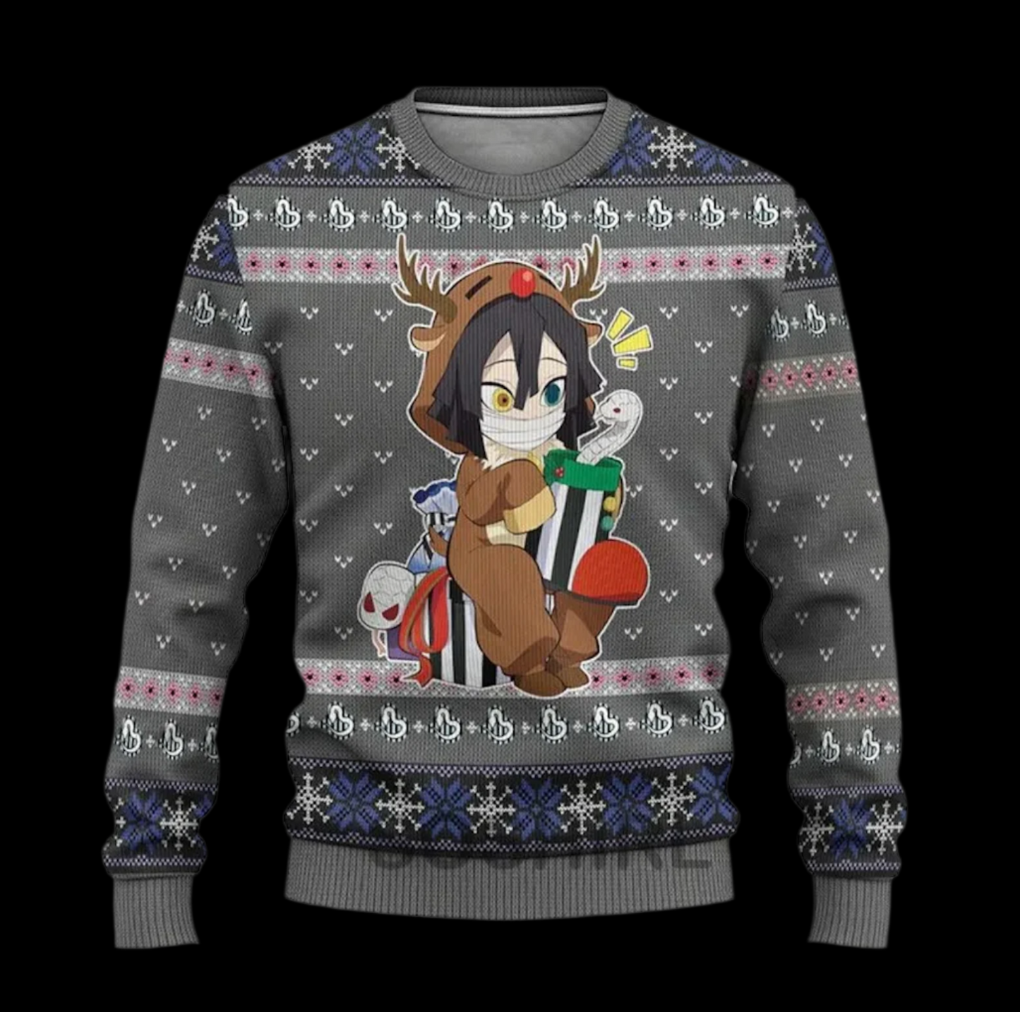 Demon Slayer Weihnachtspullover - Senpai Style