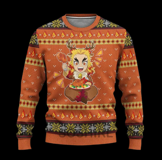 Demon Slayer Weihnachtspullover - Senpai Style