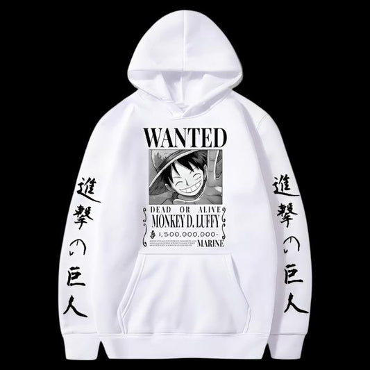 One Piece Monkey D. Ruffy Hoodie - Senpai Style