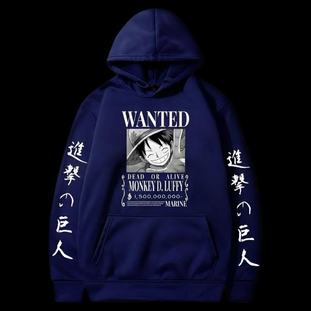 One Piece Monkey D. Ruffy Hoodie - Senpai Style