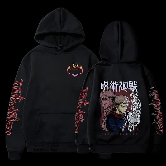 Jujutsu Kaisen Sukuna x Yuji Hoodie - verschiedene Designs - Senpai Style