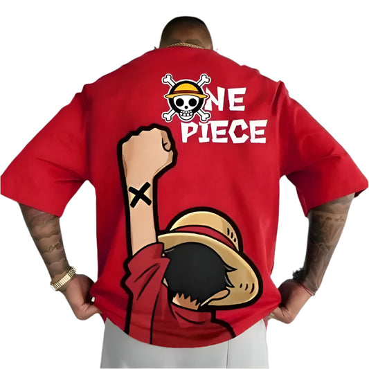 One Piece Baumwollen T-Shirt - Senpai Style