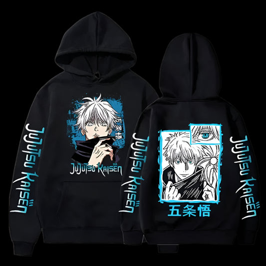 Jujutsu Kaisen Blue Eye Gojo Hoodie - Senpai Style
