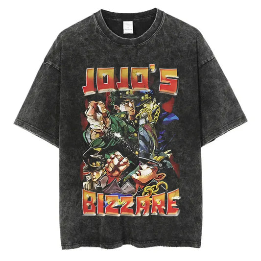 JoJo's Bizarre Adventure Vintage Baumwollen T-Shirts