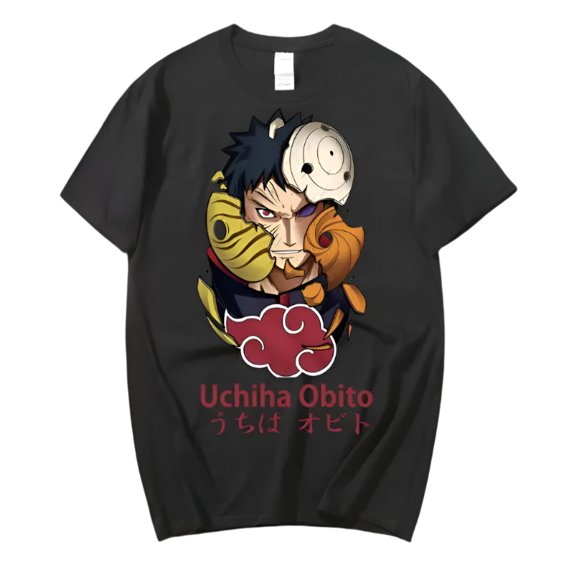 Obito Uchiha Baumwollen T-Shirt - Senpai Style