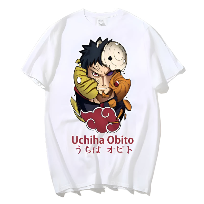 Obito Uchiha Baumwollen T-Shirt - Senpai Style