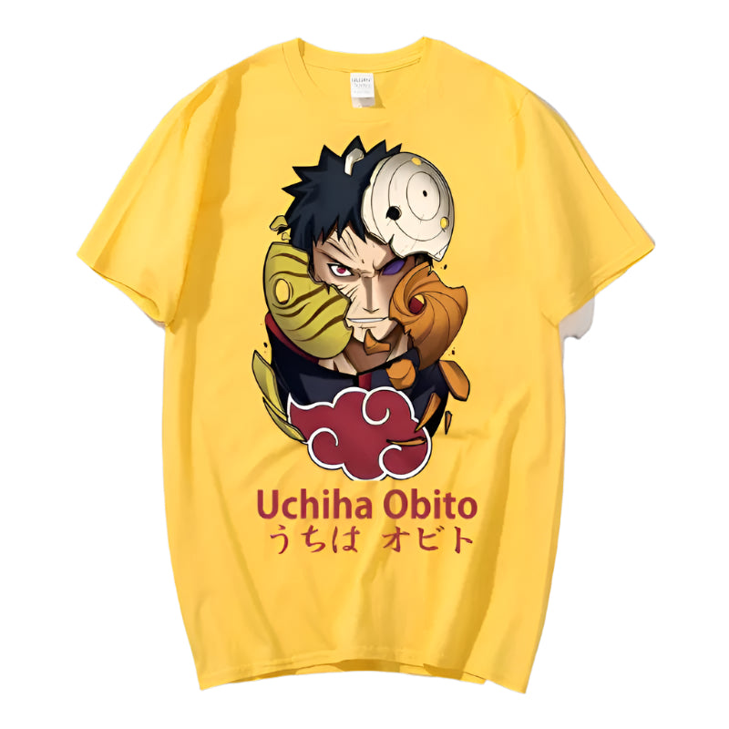 Obito Uchiha Baumwollen T-Shirt - Senpai Style