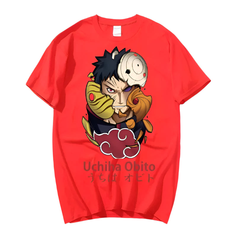Obito Uchiha Baumwollen T-Shirt - Senpai Style
