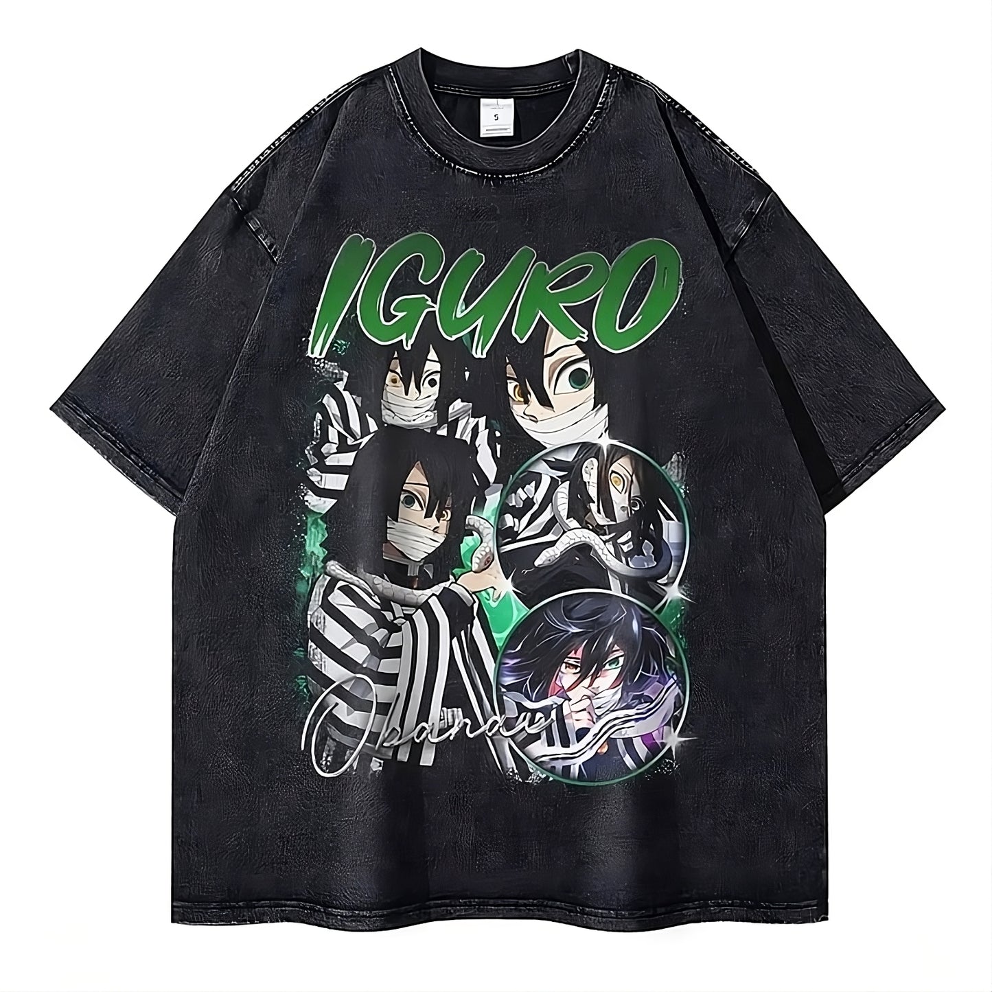 Rengoku Kyoujurou vintage cotton t-shirt