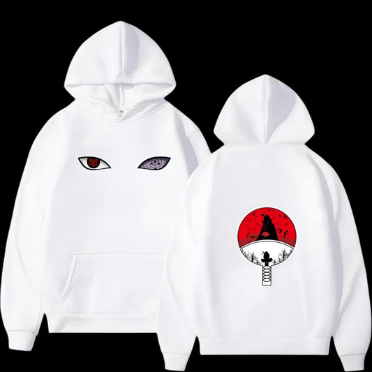 Naruto Sasuke Uchiha Hoodie - Senpai Style