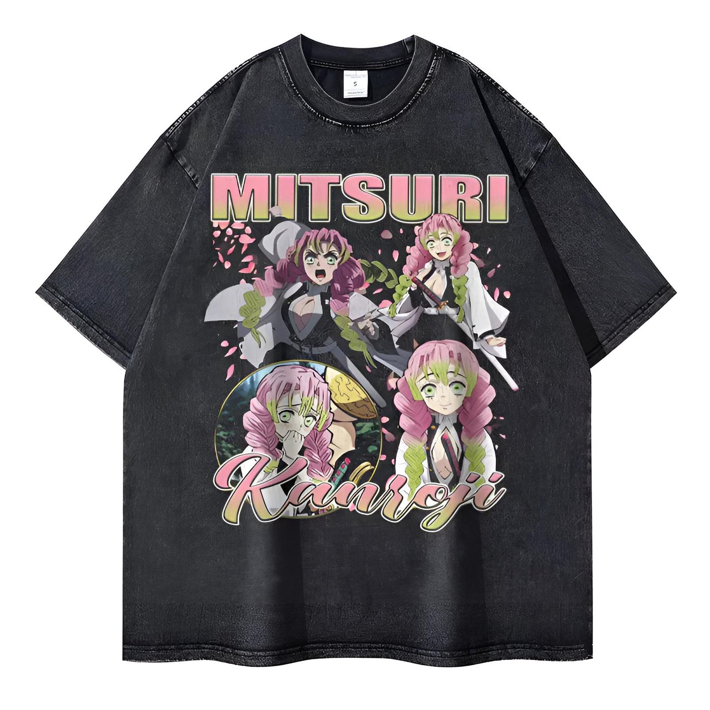 Rengoku Kyoujurou vintage cotton t-shirt