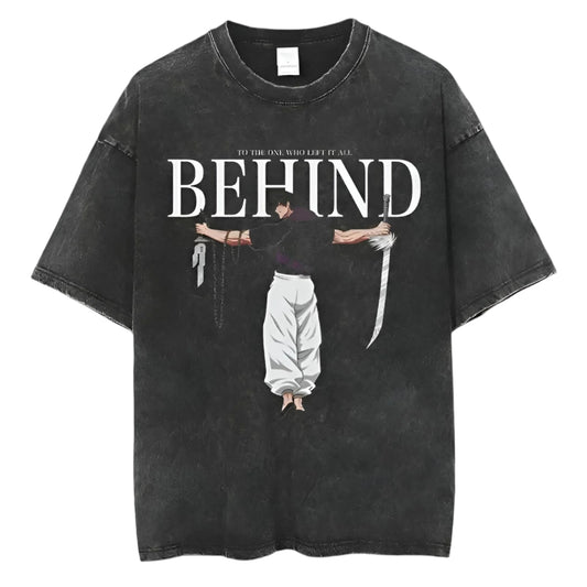 Jujutsu Kaisen Toji Fushiguro Vintage Baumwollen T-Shirt - Senpai Style