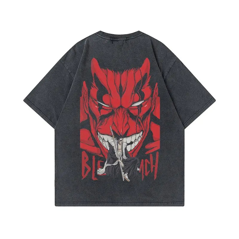 Ichigo Kurosaki Vintage Cotton T-Shirt