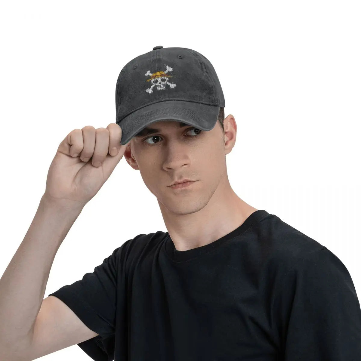 One Piece Vintage Cotton Cap