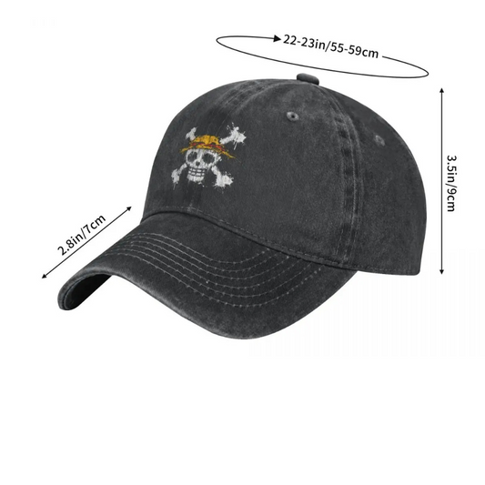 One Piece Vintage Baumwollen Cap