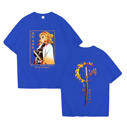 Demon Slayer Kyojuro Rengoku T-Shirt - Senpai Style