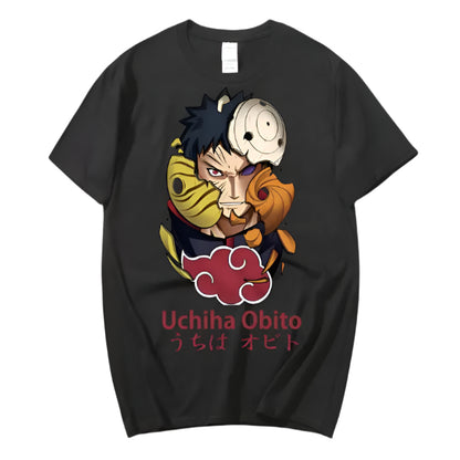 Obito Uchiha Baumwollen T-Shirt - Senpai Style