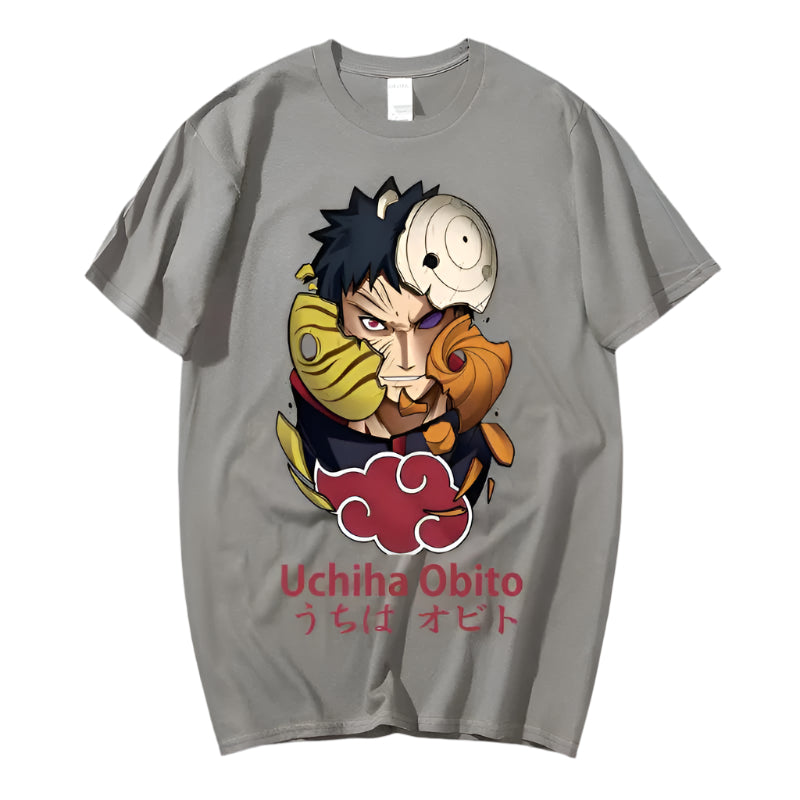 Obito Uchiha Baumwollen T-Shirt - Senpai Style