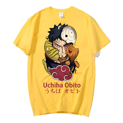 Obito Uchiha Baumwollen T-Shirt - Senpai Style