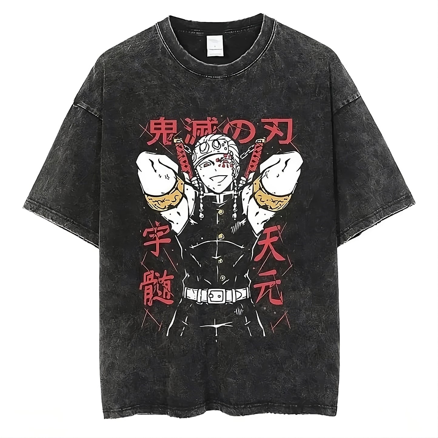 Rengoku Kyoujurou vintage cotton t-shirt